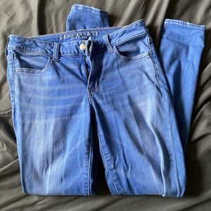 Bright blue American Eagle jeans